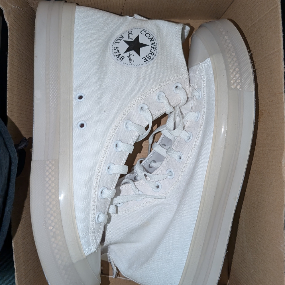 Converse All Star White High-Top Sneakers